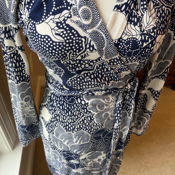 Dvf silk print wrap dress - Picture 5 of 13